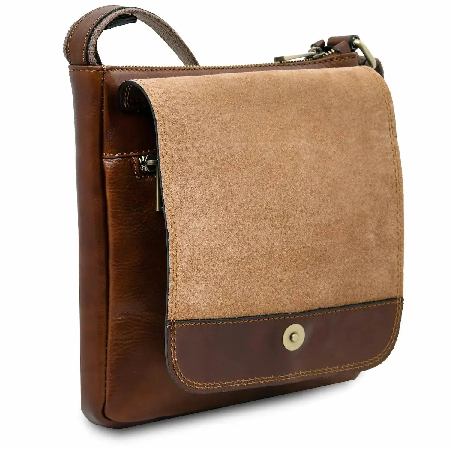 sac pour homme en cuir jimmy tl141107 marron - Tuscany Leather