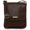 Sac pour Homme en cuir – Jimmy TL141107 - Marron foncé