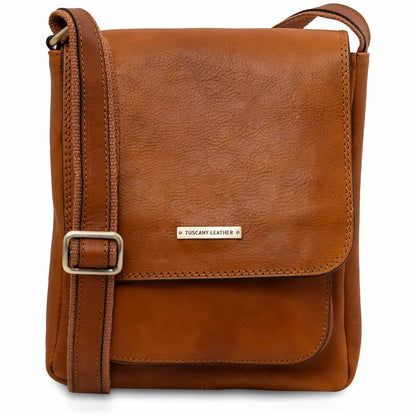 sac pour homme en cuir jimmy tl141107 naturel - Tuscany Leather