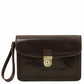 sacoche en cuir homme marron foncé - max tl8075 - Tuscany Leather